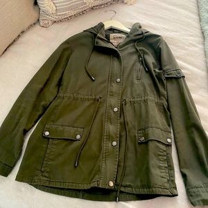 Worn once/like new Blue Age green jacket.